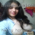 Hairy horny women